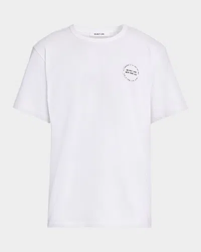 HELMUT LANG MEN & APOS;S STAMP LOGO COTTON T-SHIRT