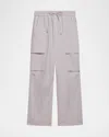 Helmut Lang Utility Pull On Pant In Gray