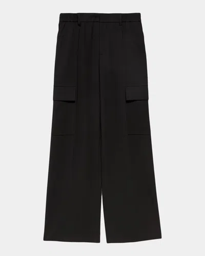 Helmut Lang Men & Apos;s Wool Pants In Black