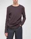 Helmut Lang Long-sleeve Apex Tee In Espresso