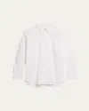 Helmut Lang Men's Apex Darted Sport Shirt In White