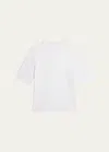 Helmut Lang Men's Logo Oversized Short-sleeve T-shirt In White