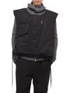 Helmut Lang Men's Arctic Double-layer Puffer Coat In Black