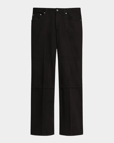 Helmut Lang Men's Back Zip Carpenter Pants In Black