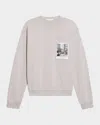 Helmut Lang Dumbo-postcard Sweatshirt In Grey
