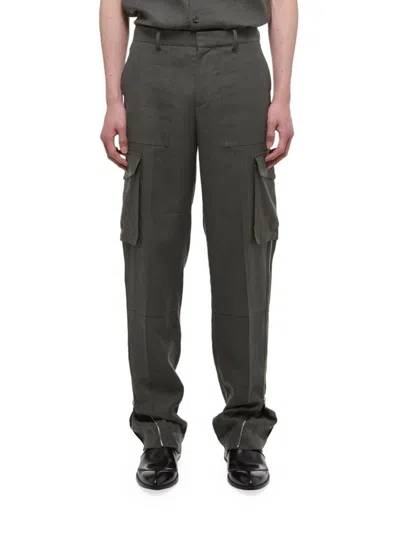 Helmut Lang Men's Cargo Carpenter Pants In Graphite