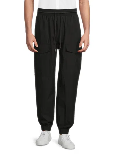 HELMUT LANG MEN'S CARGO DRAWSTRING JOGGER PANTS