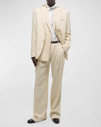 Helmut Lang Classic Blazer In Summer Sand