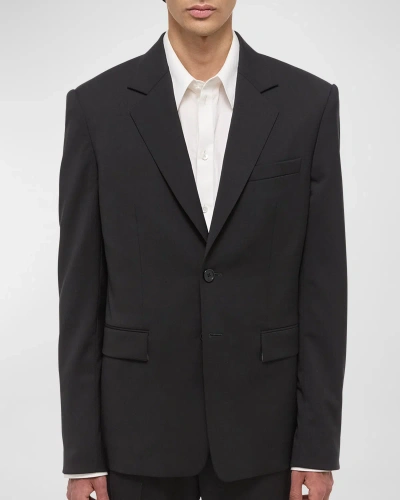 Helmut Lang Relaxed Fit Suit Jacket In Black