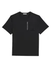 Helmut Lang Men's T-shirt With Zip Pocket In Black