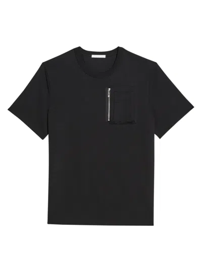 Helmut Lang Men's Cotton Crewneck T-shirt In Black