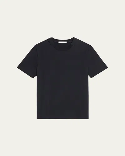 Helmut Lang Men's Cotton Strap T-shirt In Black