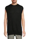 Helmut Lang Crush Wool-blend Top In Black