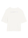 Helmut Lang Men's Crushed Wool-blend T-shirt In Ivory
