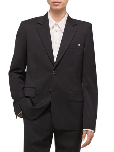 Helmut Lang Zip Classic Regular Fit Blazer In Black