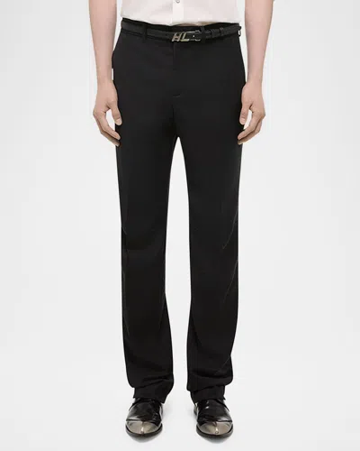 Helmut Lang Men's Curve Classic Suit Trousers In Black