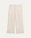 Helmut Lang Men's Denim Car Trousers In Ecru