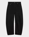 Helmut Lang Cocoon Relaxed Fit Jeans In Black In Black