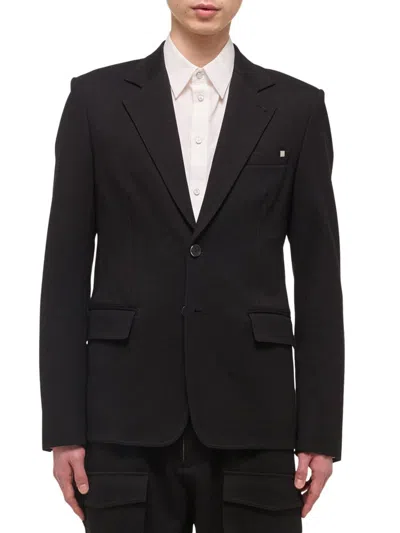 Helmut Lang Men's Double Vent Zip Classic Blazer In Black