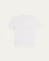 Helmut Lang Embossed Logo Tee In White