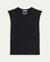 Helmut Lang Men's Embossed Cotton Tank Top In Black