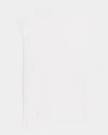 Helmut Lang Raised Logo Sleeveless Crew Neck Top In Optic White