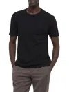 Helmut Lang Cotton Logo T-shirt In Black