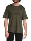 Helmut Lang Men's Embroidered Logo T-shirt In Graphite