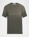 Helmut Lang Men's Faded Logo Print T-shirt In Green