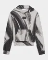 Helmut Lang Feather Studio Hoodie In Grey