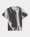 Helmut Lang Feather Tee In Grey