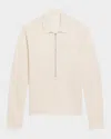 Helmut Lang Men's Fine-gauge Knit Polo Shirt