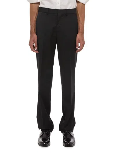 Helmut Lang Men's Flat Front Virgin Wool Pants In Black