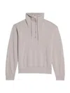Helmut Lang Men's Funnel Neck Half-zip Sweatshirt Pullover In Stone