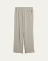 Helmut Lang Men's Gusset Cotton Sweatpants In Stone