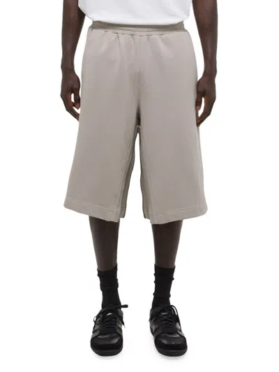 HELMUT LANG MEN'S GUSSET COTTON SWEATSHORTS