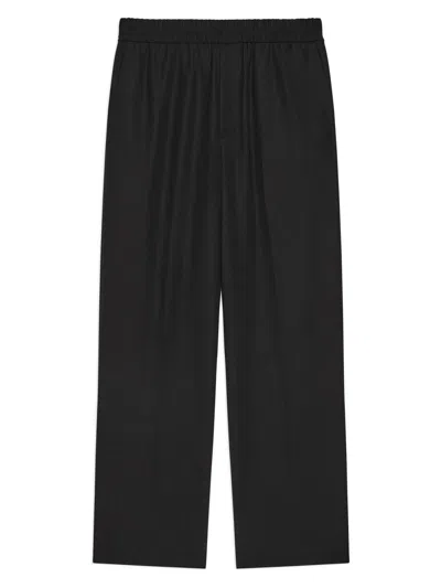 Helmut Lang Men's Hl001 Wool Gabardine Pull-on Trousers In Black