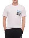 Helmut Lang Men's K-postcard Brooklyn Bridge T-shirt In White