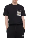 Helmut Lang Overpass Postcard Tee In Black