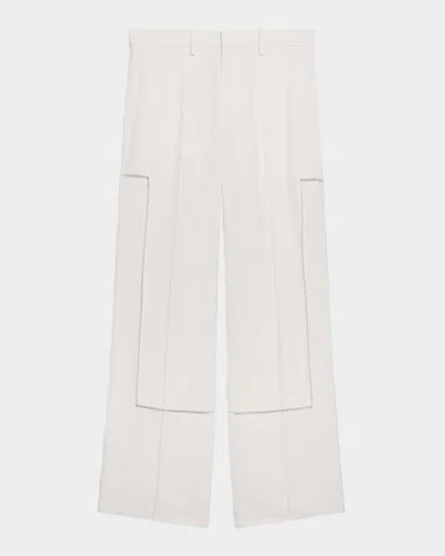 Helmut Lang Men's Ladder-stitch Carpenter Trousers