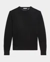Helmut Lang Linen Crewneck Sweater In Black