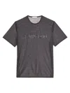 Helmut Lang Logo-print Sheer T-shirt In Black