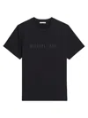 Helmut Lang Men's Logo Crewneck T-shirt In Black