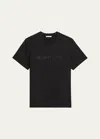 Helmut Lang Men's Logo Oversized Short-sleeve T-shirt In Black