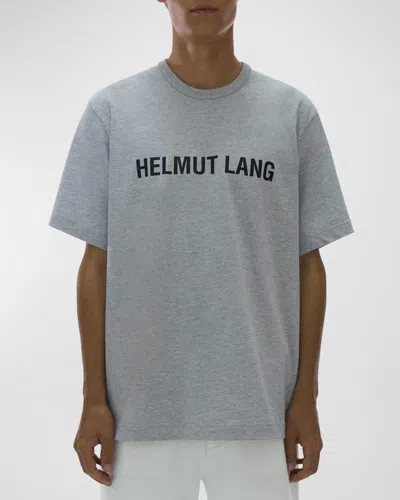 Helmut Lang Men's Logo T-shirt In Vapor Heather