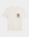 Helmut Lang Postcard Building Graphic Print T-shirt In Antique White