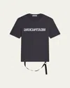 Helmut Lang Graphic Print Crew Neck T-shirt In Ash