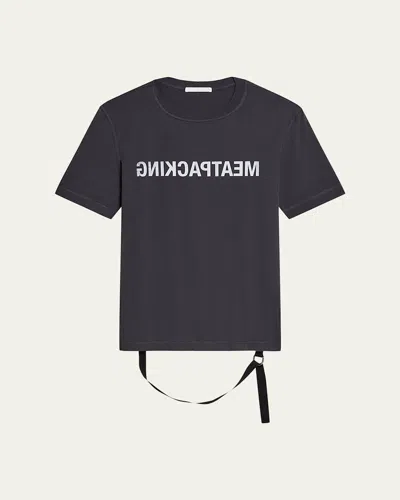 HELMUT LANG MEN'S MEATPACKING COTTON T-SHIRT