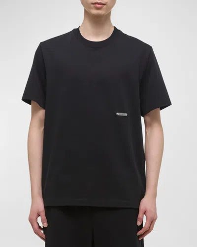 Helmut Lang Men's Metal Tag T-shirt In Black