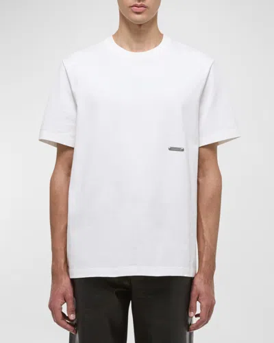 Helmut Lang Men's Metal Tag T-shirt In White